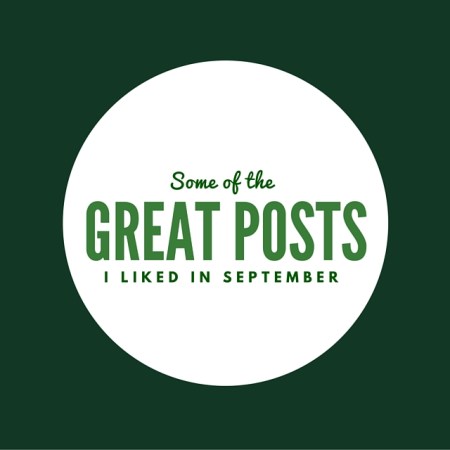Some of the great blog posts I liked this month.