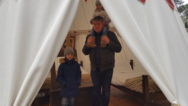 Tiny Expats in Warwick Castle